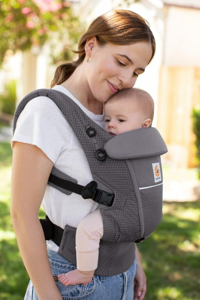 Ergobaby Adapt Soft Flex Mesh nosiljka, Graphite Grey - Slika 6