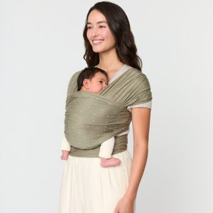 Ergobaby Aura marama, Sustainable Knit Olive Diamonds