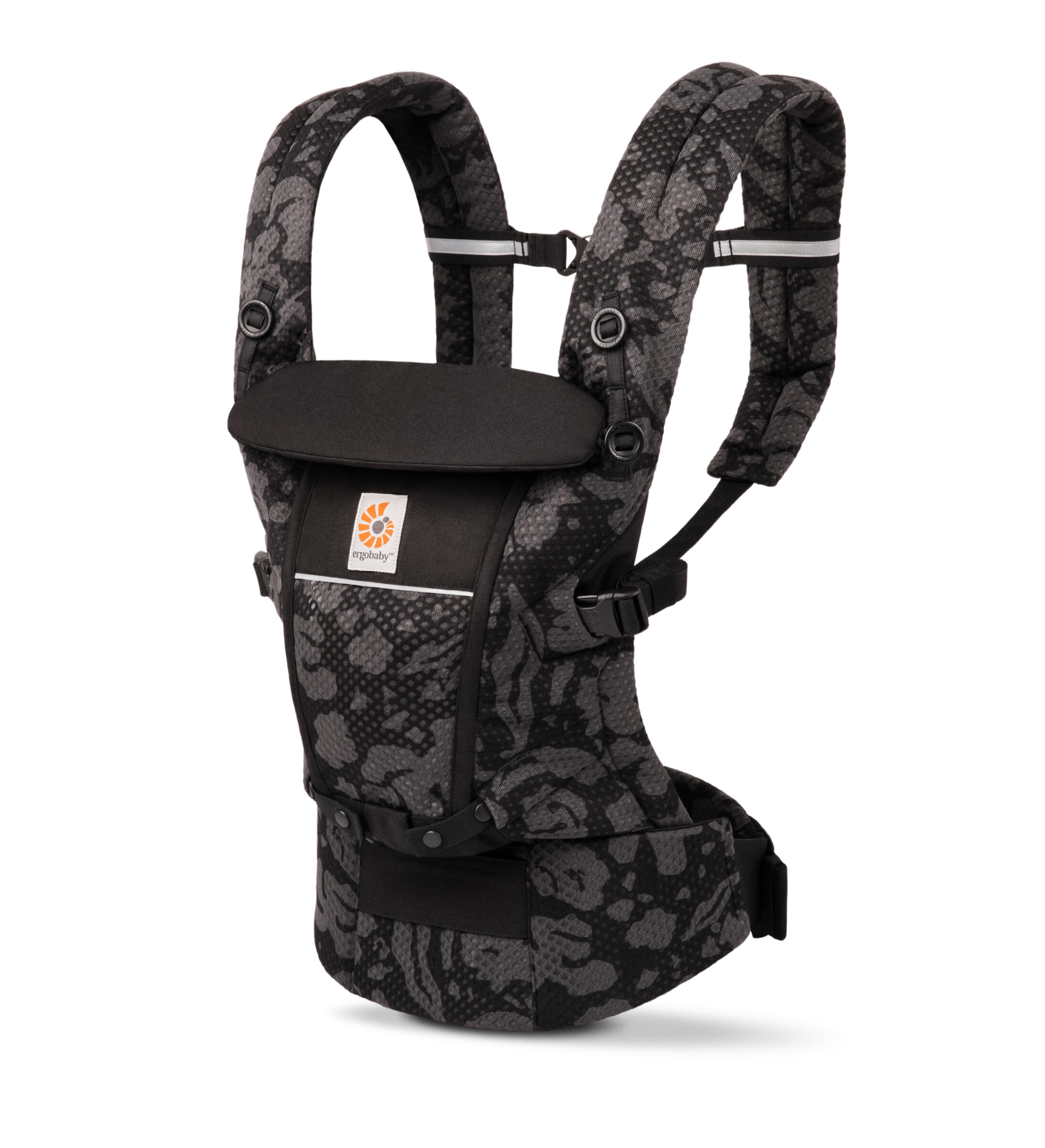 Ergobaby Adapt Soft Flex Mesh nosiljka, Onyx Blooms - Slika 2