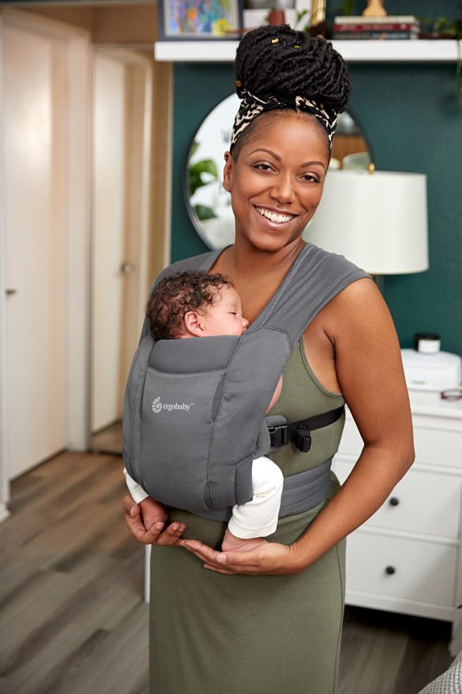 Ergobaby Embrace Soft Air Mesh nosiljka Washed Black - Slika 7