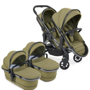 iCandy Peach 7 kolica za blizance, Olive Green Phantom