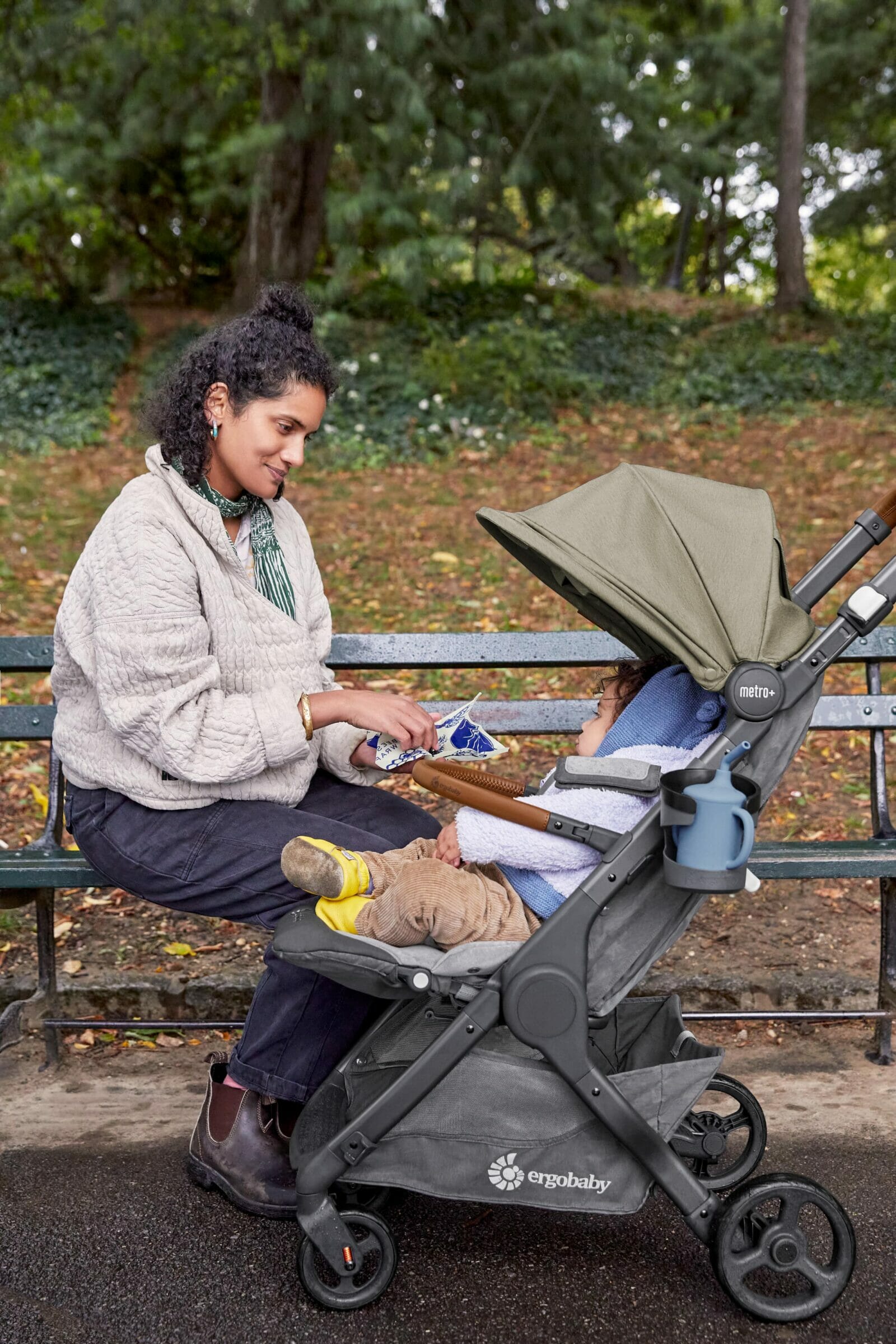 Metro+ Deluxe kompaktna gradska kolica Empire State Green - Slika 11