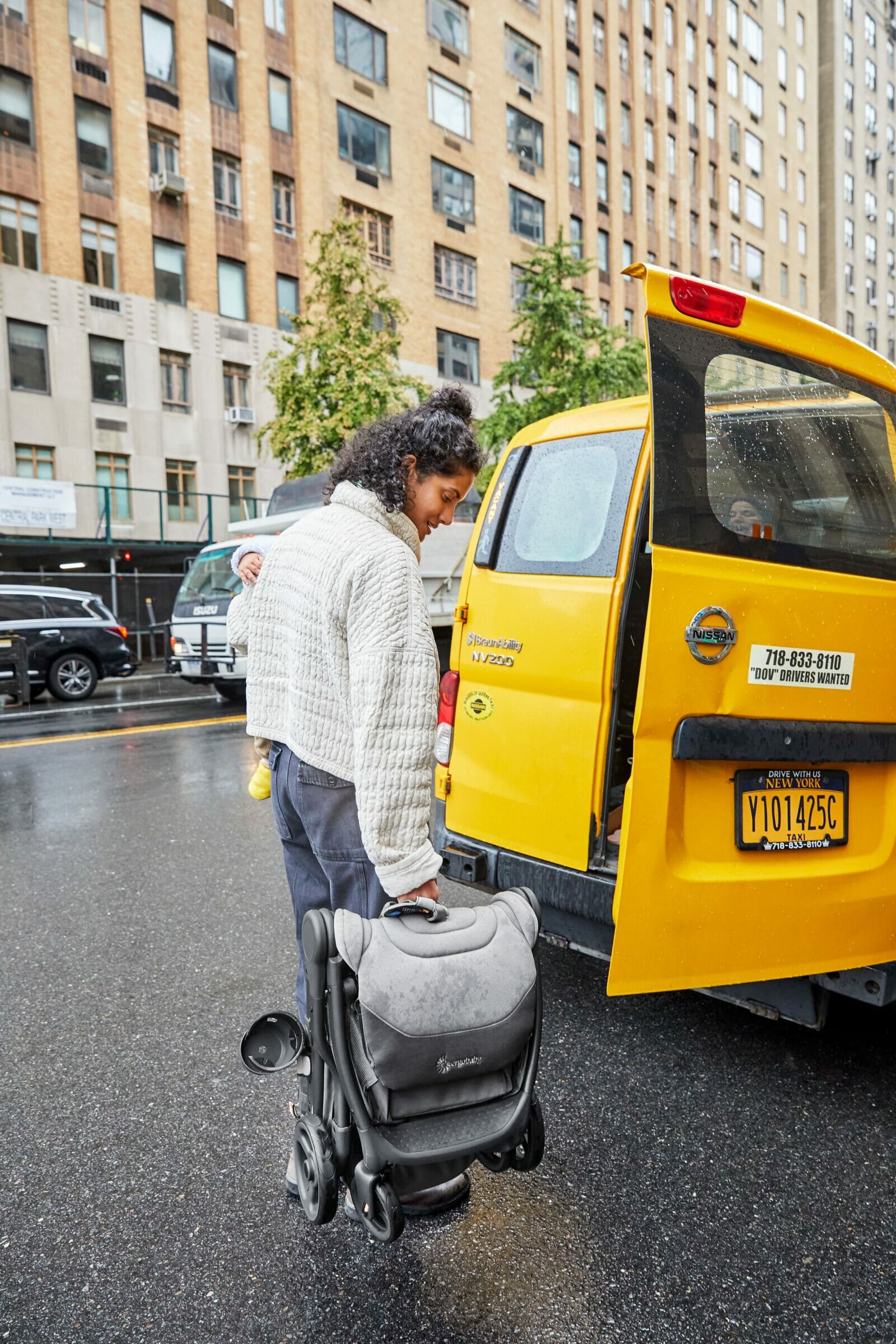 Metro+ Deluxe kompaktna gradska kolica Empire State Green - Slika 10