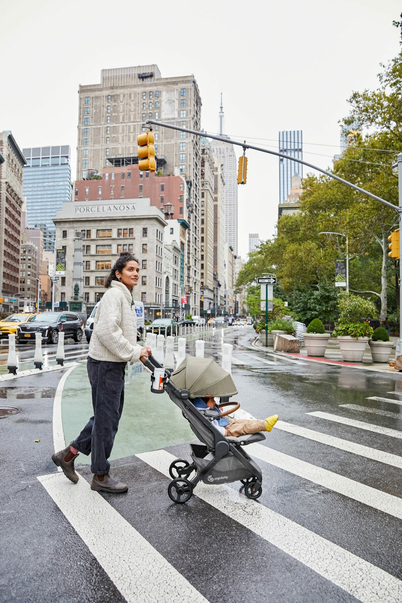 Metro+ Deluxe kompaktna gradska kolica Empire State Green - Slika 9