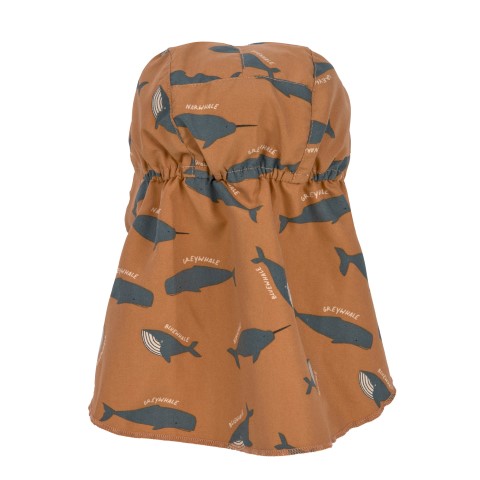 Lässig Kapa sa zaštitom za vrat Whale caramel - 3-6 mj. - Slika 2