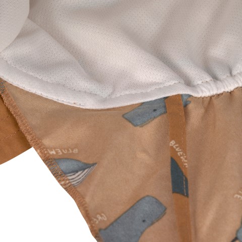 Lässig Kapa sa zaštitom za vrat Whale caramel - 3-6 mj. - Slika 3