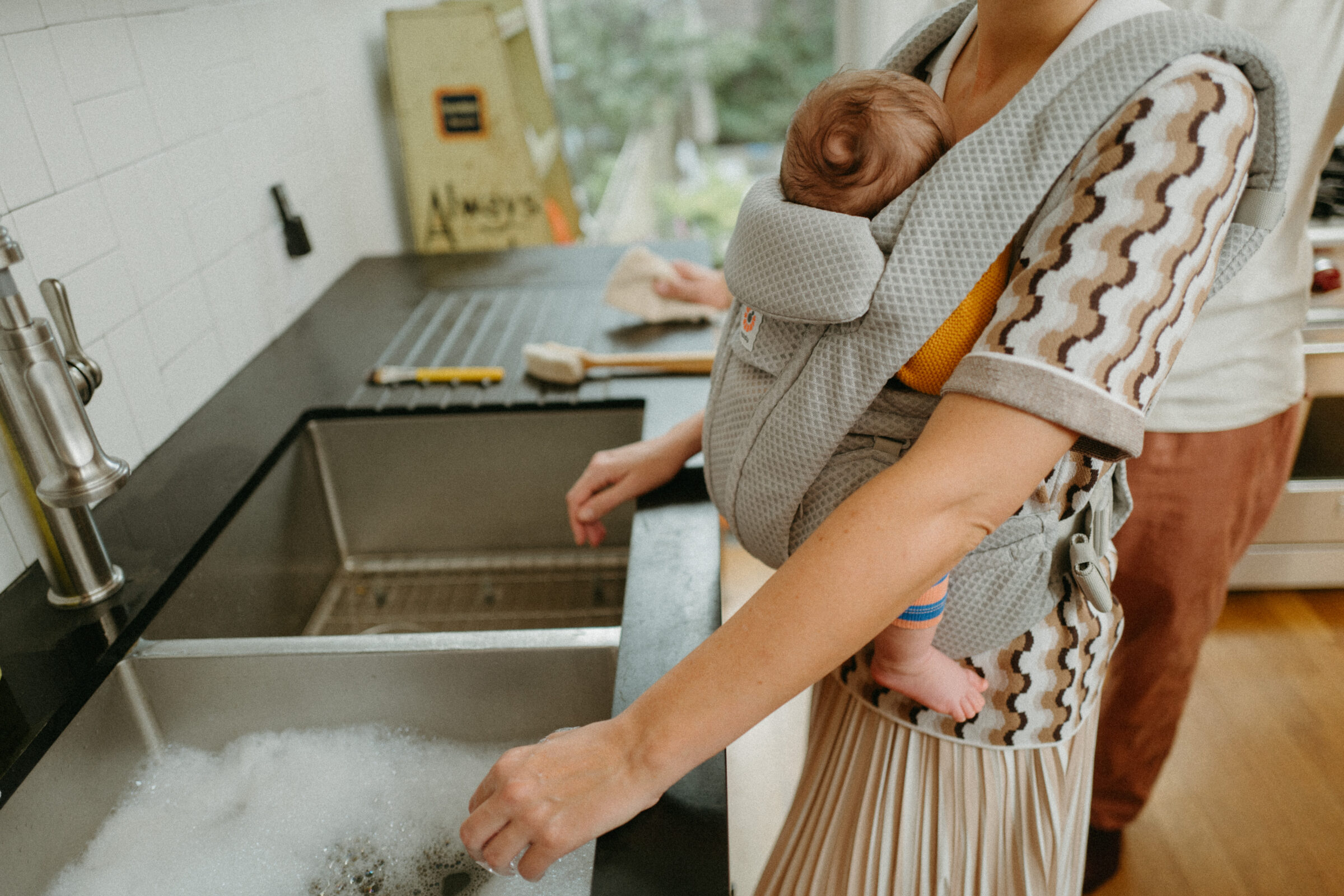 Ergobaby Omni Deluxe Mesh nosiljka - Pearl Grey - Slika 8