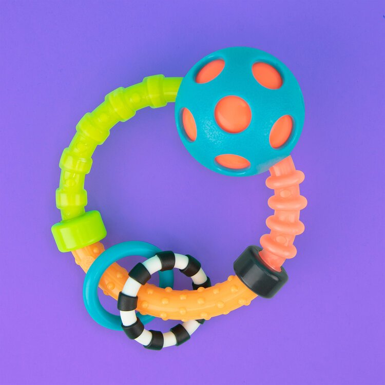 Sassy Bend & Flex Ring Rattle zvečka - Slika 2