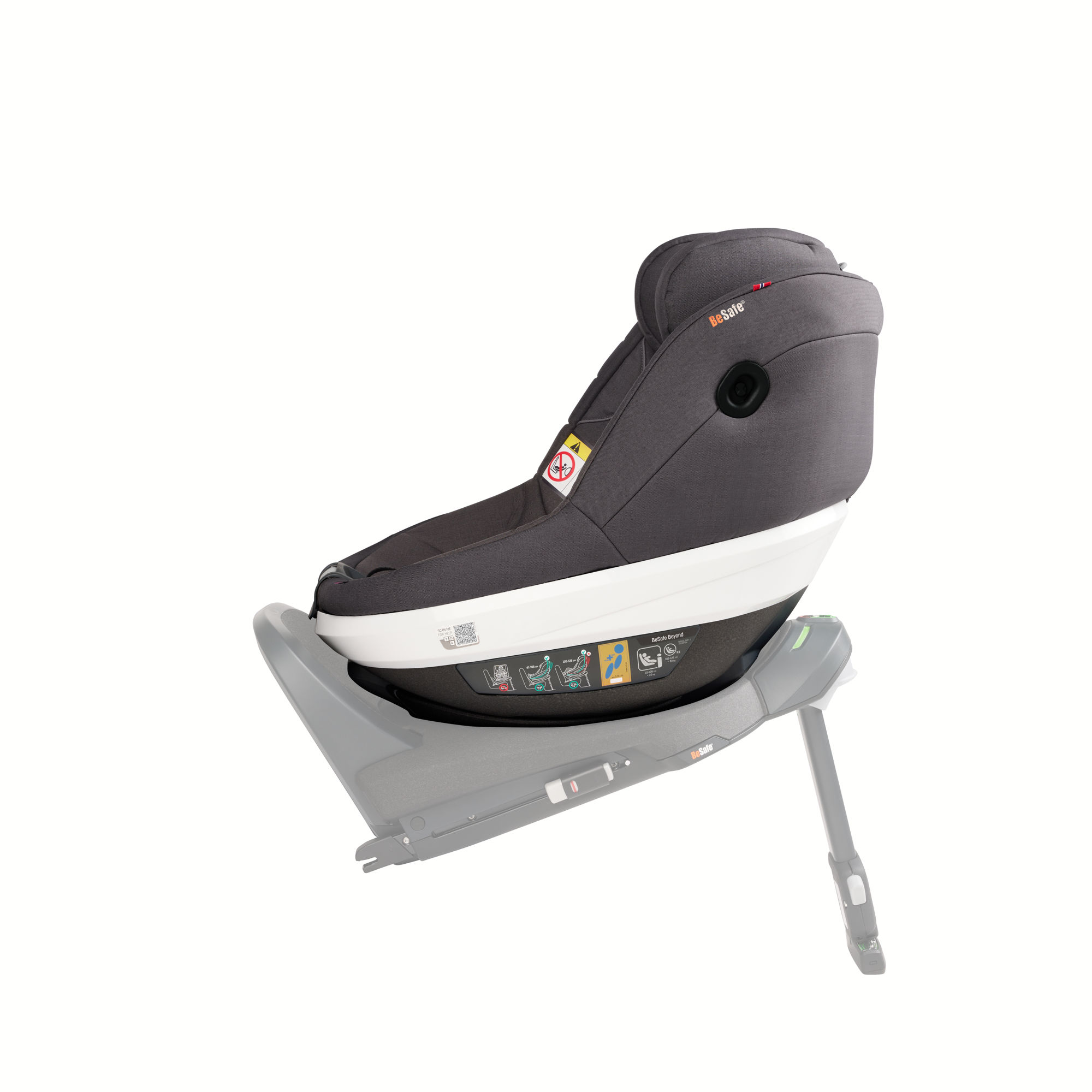 BeSafe autosjedalica Beyond, Dark Grey Mélange - Slika 2
