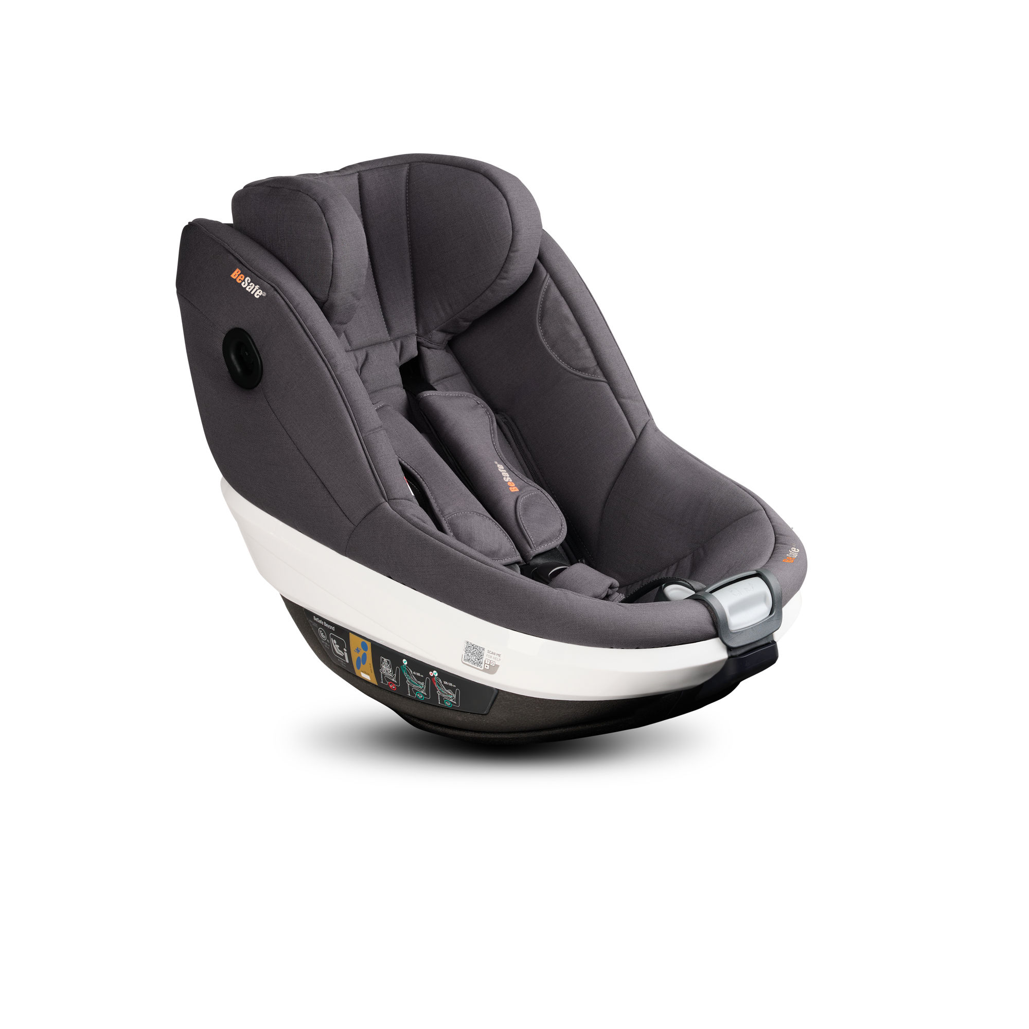 BeSafe autosjedalica Beyond, Dark Grey Mélange - Slika 5