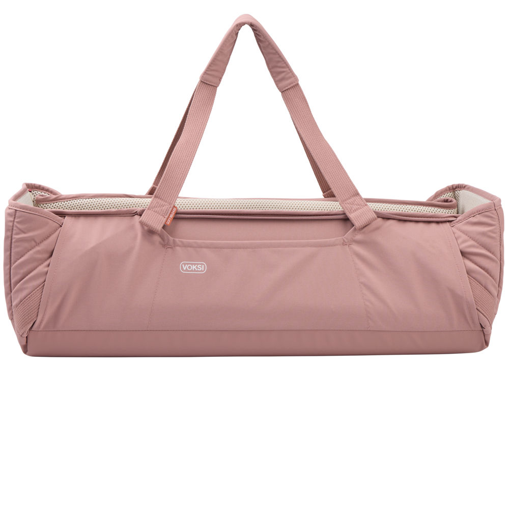 Voksi Carry me, mekana prijenosna košara Blush Pink Leaf - Slika 3