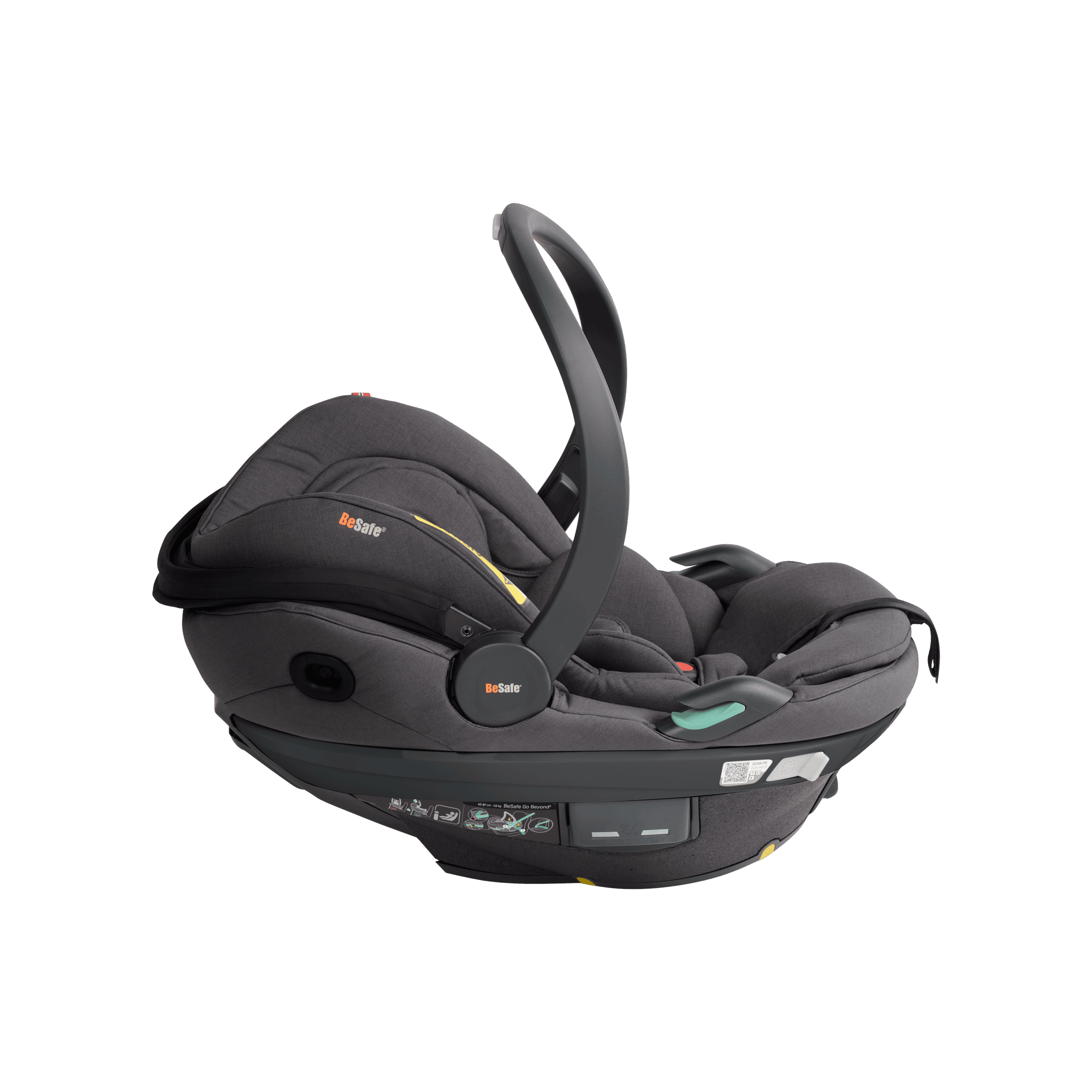 BeSafe autosjedalica Go Beyond2, Dark Grey Mélange - Slika 5