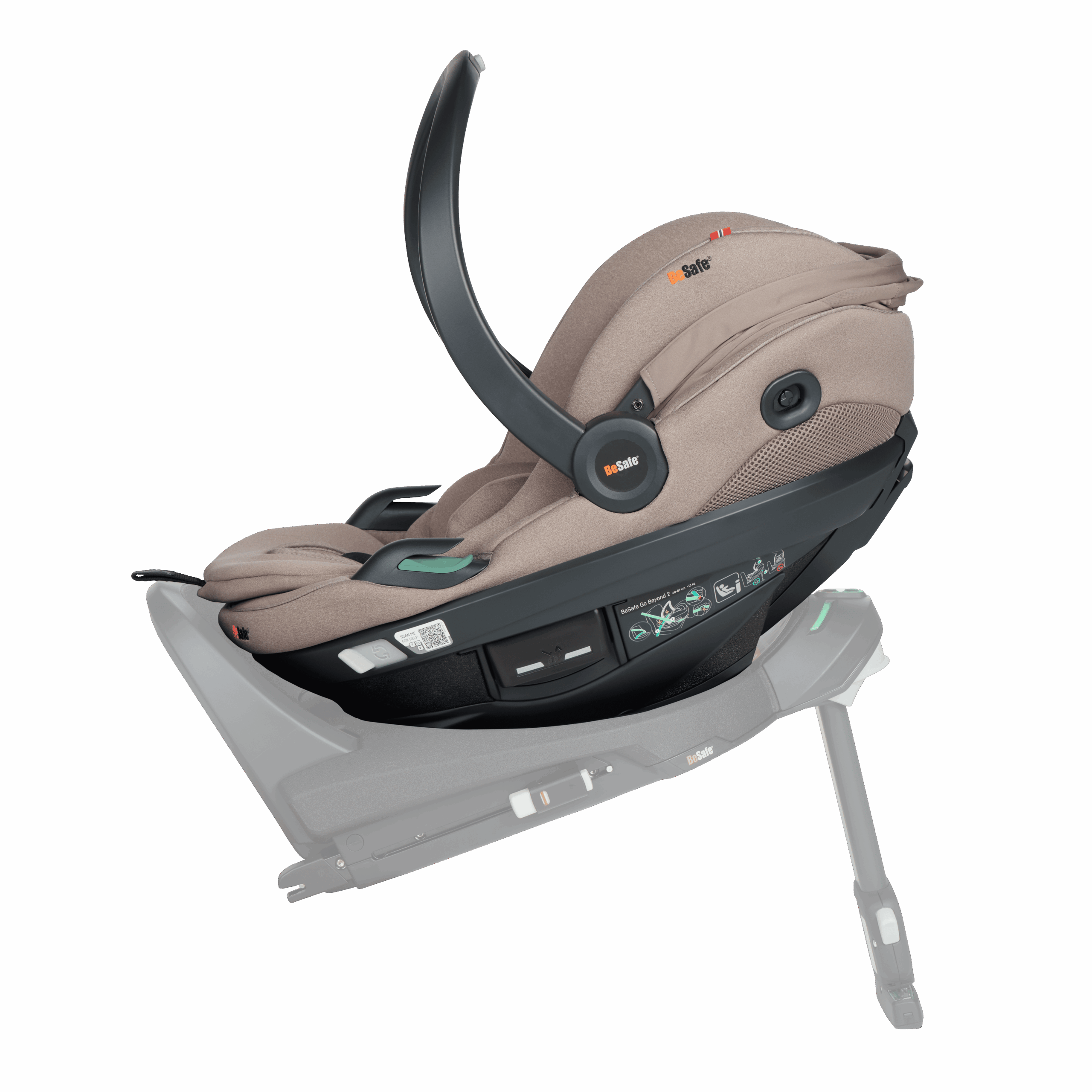 BeSafe autosjedalica Go Beyond2, Dark Sand Soft Breeze - Slika 3