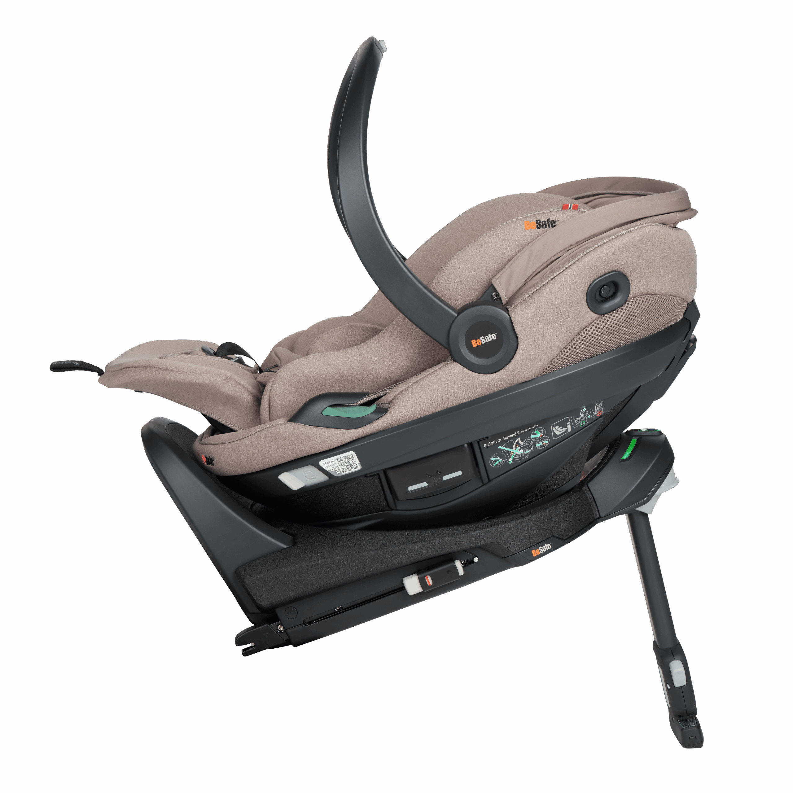 BeSafe autosjedalica Go Beyond2, Dark Sand Soft Breeze - Slika 6