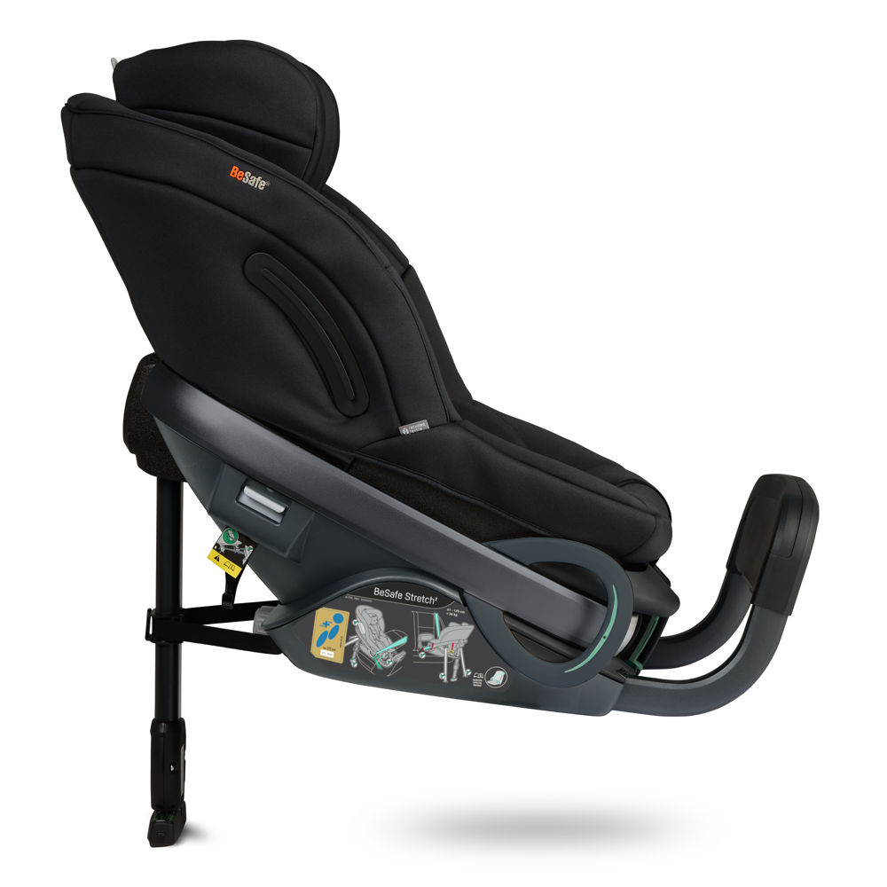 BeSafe autosjedalica Stretch2 (61-125 cm) Black Soft Breeze - Slika 5