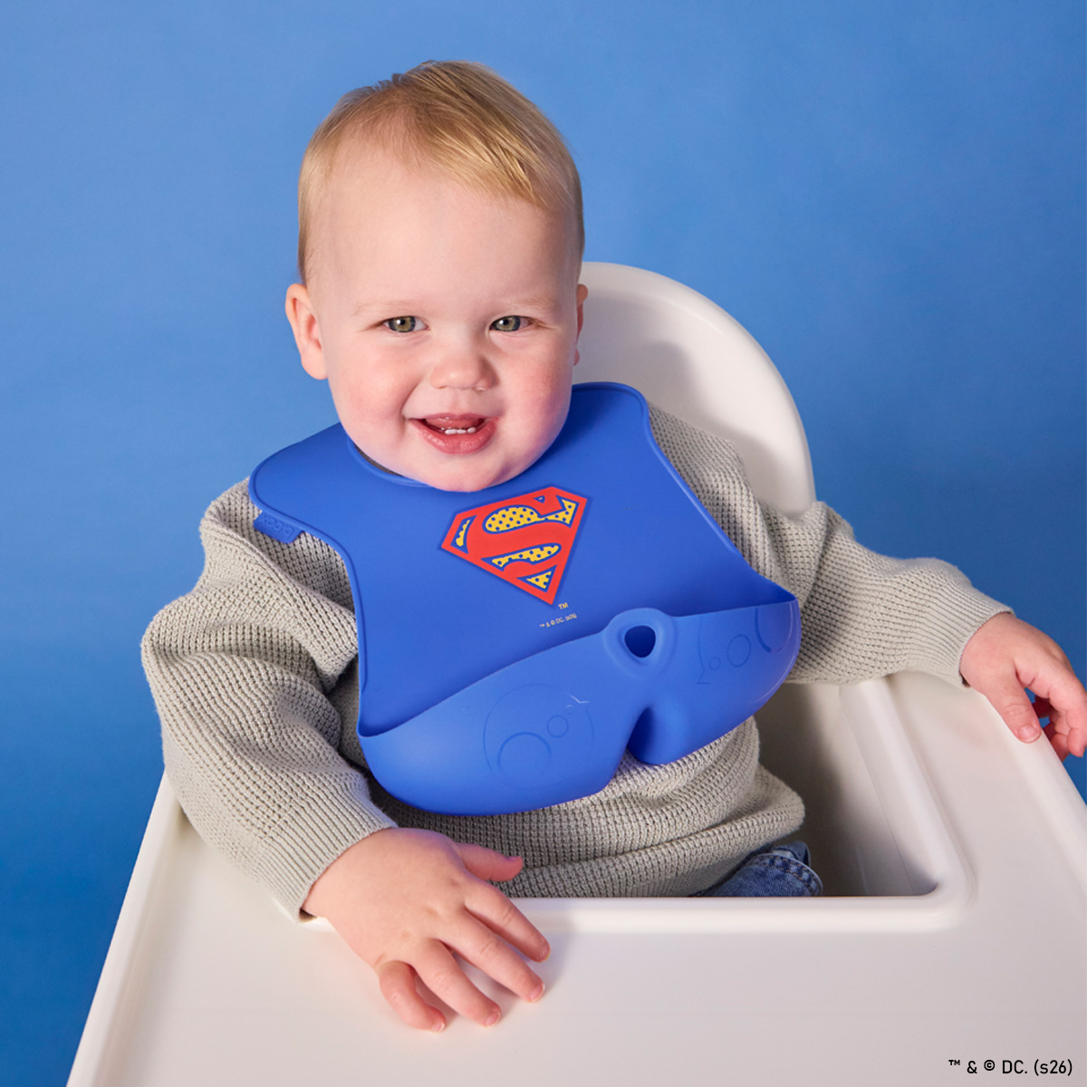 b.box Silikonski podbradnjak - Superman - Slika 7