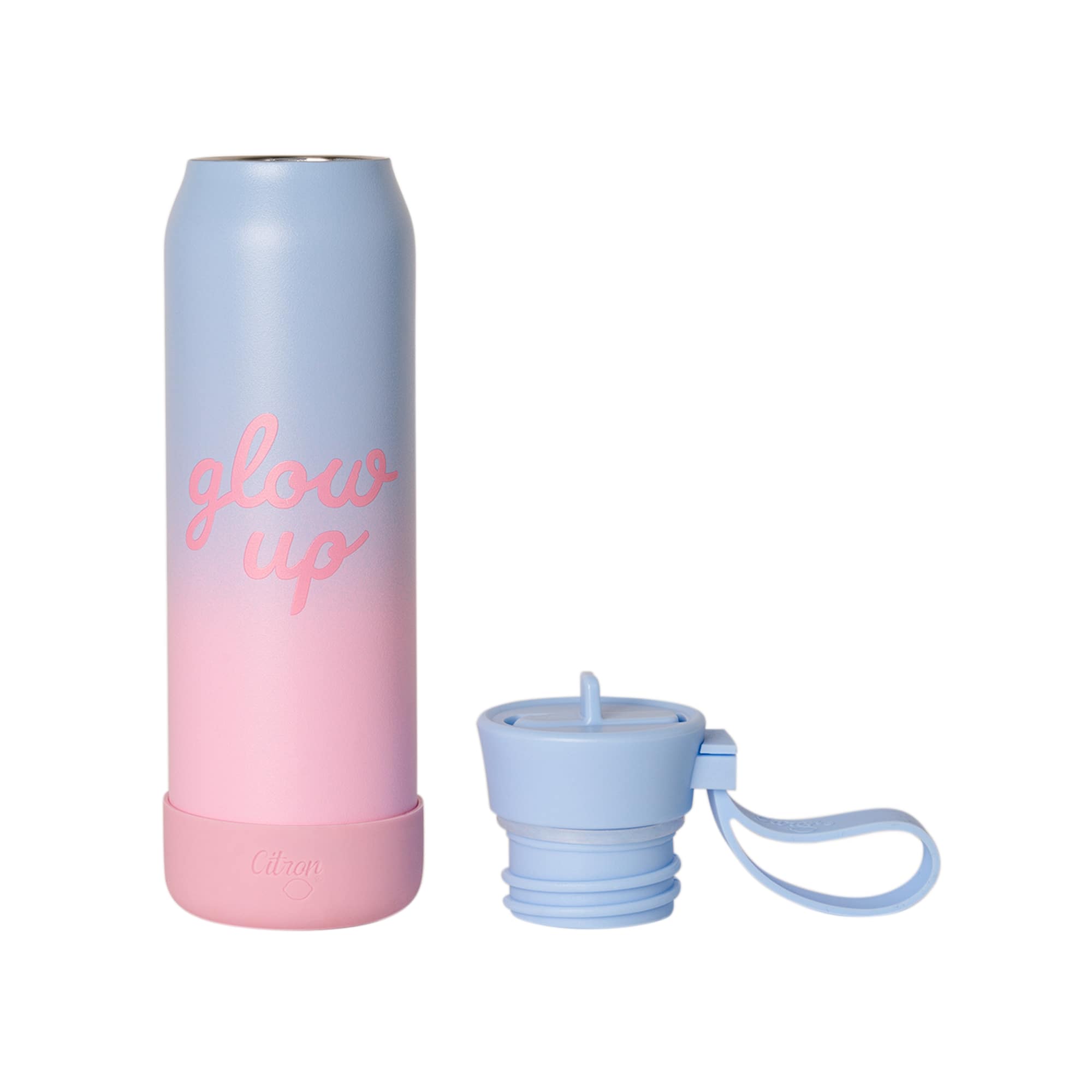 Citron 350ml Boca za vodu Glow up Blue Pink - Slika 3